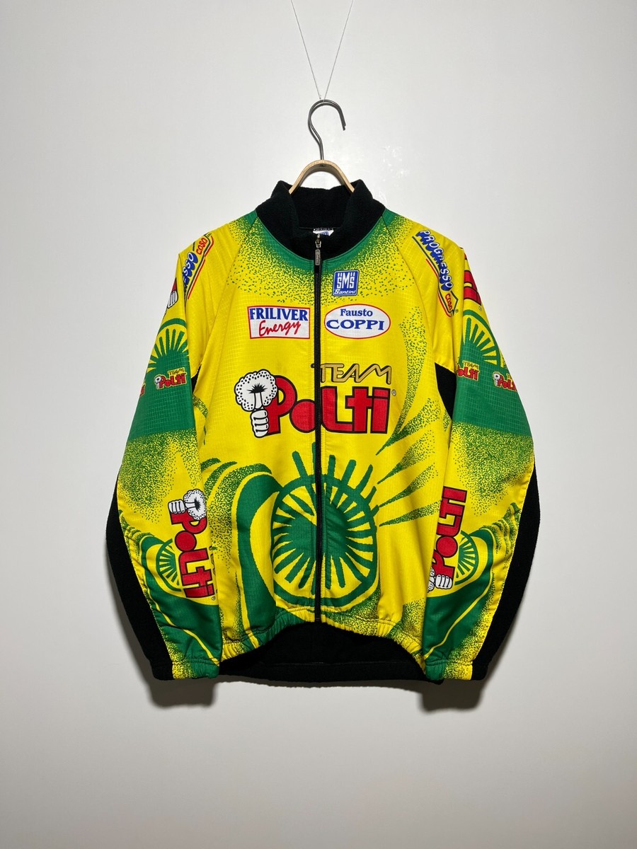 Vintage SMS Santini Polti Team Cycling Fleece Jacket Size XXL | eBay