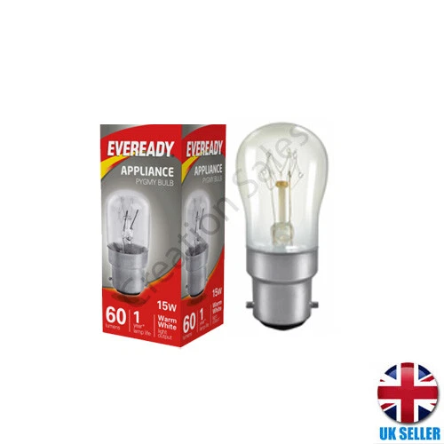 Appliances Bulb Universal Pygmy Light 15W 25W Sign Lamp B22 BC Bayonet Dimmable