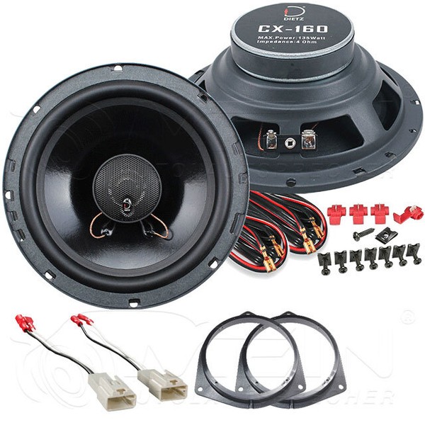 Dietz Auto Lautsprecher FüR Toyota Yaris II 2005-2011 Front TüR Vorn 135W #BC9Q-image