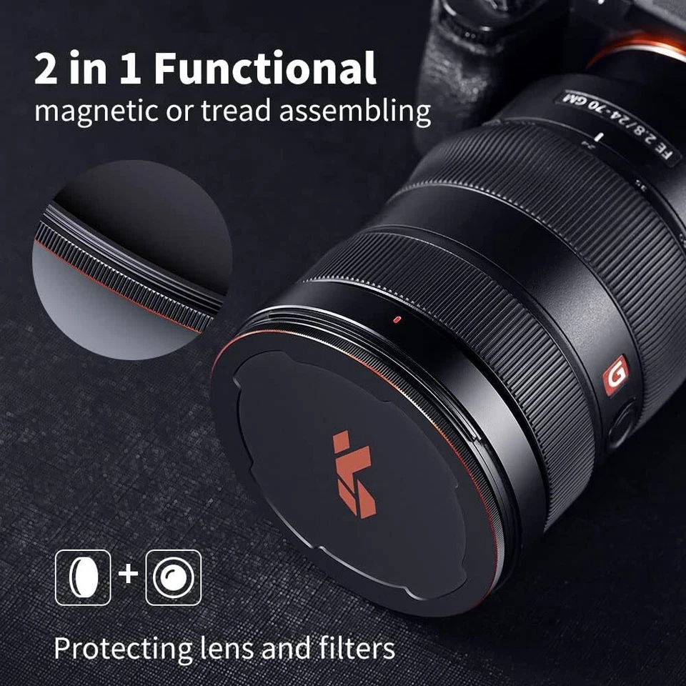 K&F Concept Lens Filter Cap Thread&Magnetic 2-in-1 for K&F Magnetic filter - Image 4 of 4