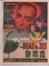 Road No. 303 1960 Mehmood Shobha Bollywood Hindi Movie Song Rare Press Booklet