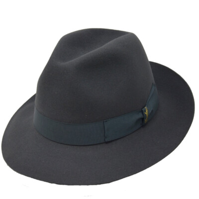 Borsalino Classic Fur Felt Fedora - Made in Italy-Free Shipping | eBay