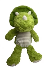 Spark Create Imagine Green Dinosaur Dino Rattle Crinkle Lovey Stuffed Plush Toy