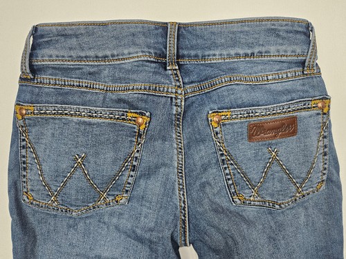 Wrangler Jeans Womens 3x32 Retro Blue Boot Cut - Picture 7 of 12