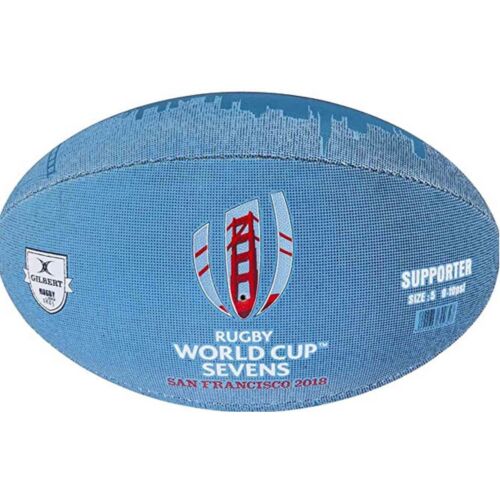  Gilbert Rugby World Cup Sevens 2018 Supporter Ball - Size 5 - sku 48417105 - Picture 1 of 4