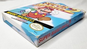 Super Mario Bros. 2 (NES, 1988) W/Manual *TESTED & WORKING* Box Damage