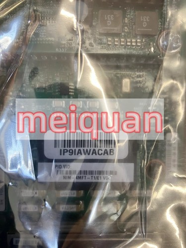 New Sealed Cisco NIM-4MFT-T1/E1 Expansion Module 1-year warranty free shipping - Picture 2 of 8