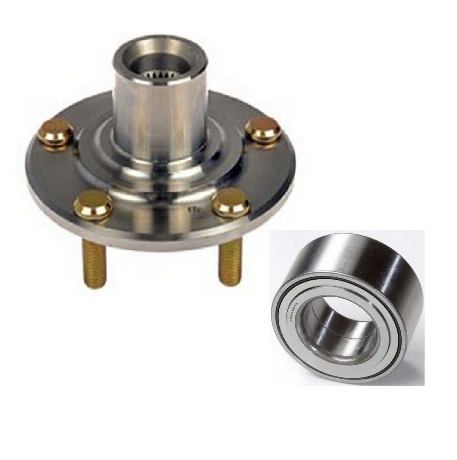 Front Steering Knuckles And Wheel Hub Bearings Set For Toyota - Foto 7