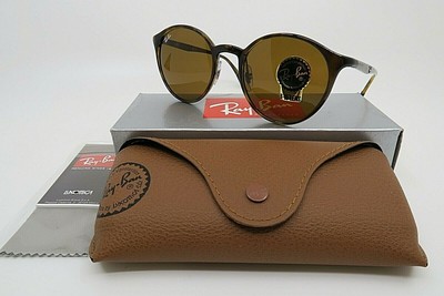 Ray-Ban RB 4336 710/33 50mm Havana/Brown Glass Unisex Sunglasses, Made in  Italy | eBay