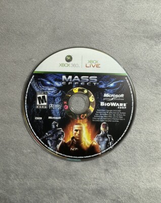 Mass Effect (Microsoft Xbox 360, 2007) Disc Only
