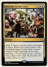 MTG- Disorder in the Court- #29- Commander: Innistrad: Crimson Vow- Regular- NM