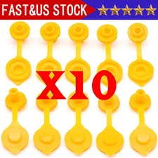10Pcs Yellow Fuel Gas Can Jug Vent Cap Blitz Wedco Scepter Essence Midwest Eagle