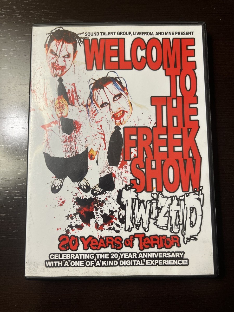 Twiztid Welcome To The Freakshow 20 Years Of Terror Dvd Freek Show
