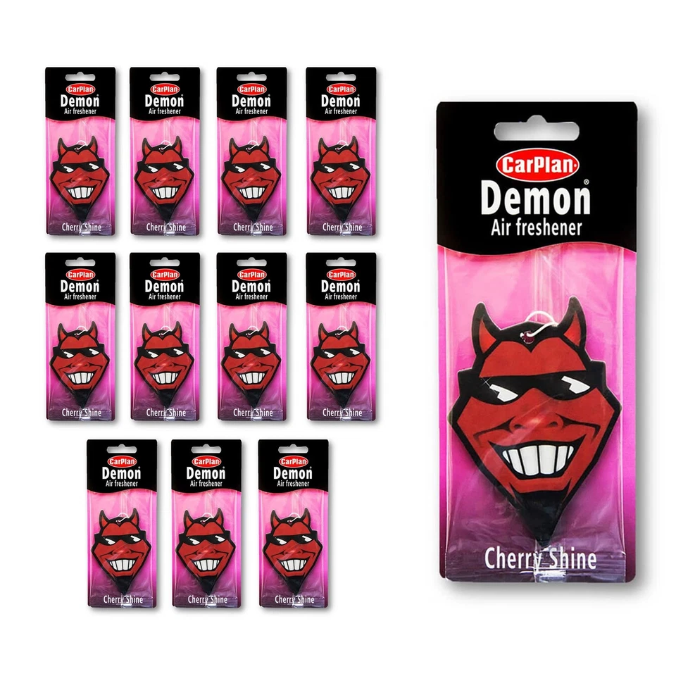CarPlan Demon DAC001 Single Carded Air Freshener Cherry x 12