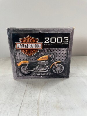 2003 Harley Davidson Day-at-a-time Calendar New In Box vintage - collectable