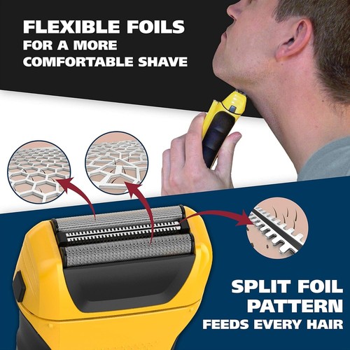 Wahl Waterproof Rechargeable Electric Shaver with Precision Trimmer Men's Beard - Picture 15 of 17
