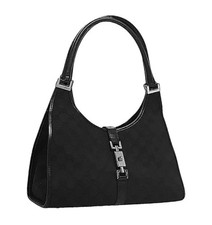 Borsa Gucci Jackie O Monogram GG Nero Tom Ford Era Vintage 90s - Made In Italy