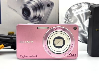 MINT] SONY Cyber-shot DSC-W350 Pink 14.1MP Compact Digital Camera