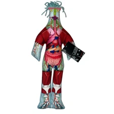 Dammit Doll Plush Anatomy Skeleton Internal Organs Blue Hair New 2023