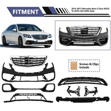 W222 S550 Facelift 18+ S63 AMG For 14-17 Merc...