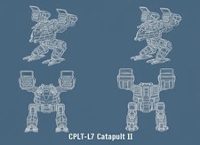 Catapult II CPLT-L7 CGL 1:265 Scale Battlemech Battletech Miniature