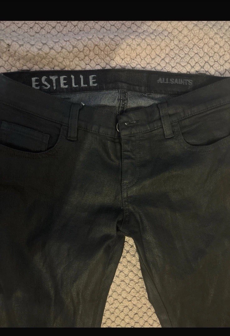All Saints Low Rise Jeans With Zipper At The Bottom image 3