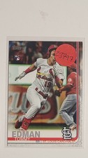 2019 Topps Update Series Tommy Edman Rookie Card #US84 Dodgers . rookie card picture