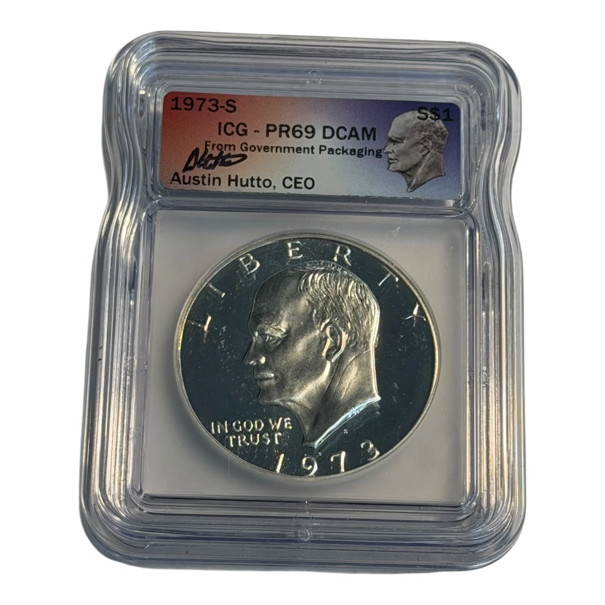 Silver Proof 1973 Eisenhower Dollars (1971-1978) for sale | eBay