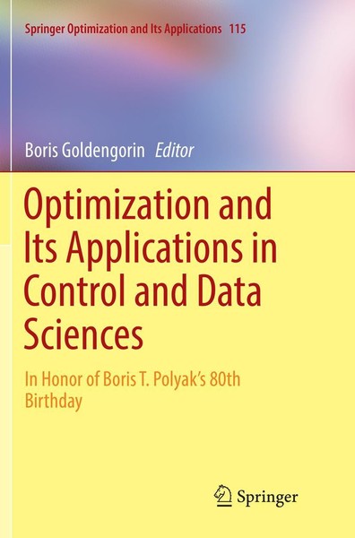 Optimization And Its Applications In Control And Data Sciences | Go*Dengorin-image