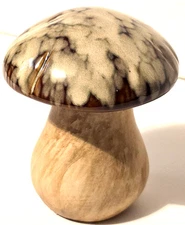 Enchanting Magic Mushroom - 5" Ceramic Figure - Spring Decor - Whimsical Charm