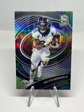 2021 Panini Spectra Neon Marble Prizm /4 Melvin Gordon III #32 Broncos Card