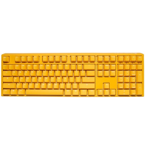 Ducky One 3 Yellow Gaming Tastatur, RGB LED - MX-Red - Bild 2 von 3