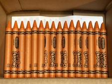 16 JUMBO Crayola Crayons orange