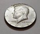 1965 Kennedy Half Dollar • 40% Silver • Circulated • X167