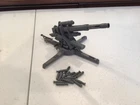1960s Marx Dark Grey German M88 cannon Battleground with shells