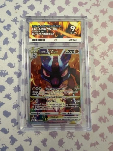 Pokémon TCG - Lucario VSTAR SWSH291 - Crown Zenith ETB Black Star Promo - ACE 9