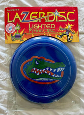 New Florida Gators Laserdisc Lighted Flying Disc / Frisbee - Made In USA