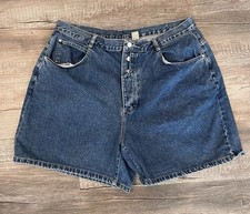 Vintage Gitano Jeanswear Jean Shorts High Waisted Button Fly 80s 90s Women s 24