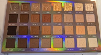 FYNE 32 Shadow Eye And Face Palette Neu in OVP Medium 