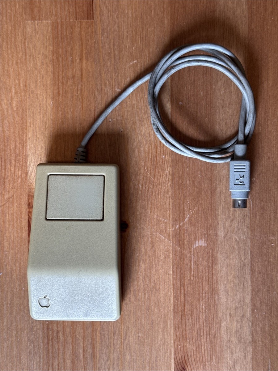 Apple Computer Macintosh Desktop Bus Mouse Vintage G5431 Beige Un