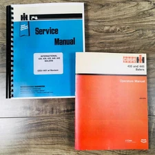 International 435 445 Baler Operators Owners Service Repair Shop Manual Case IH