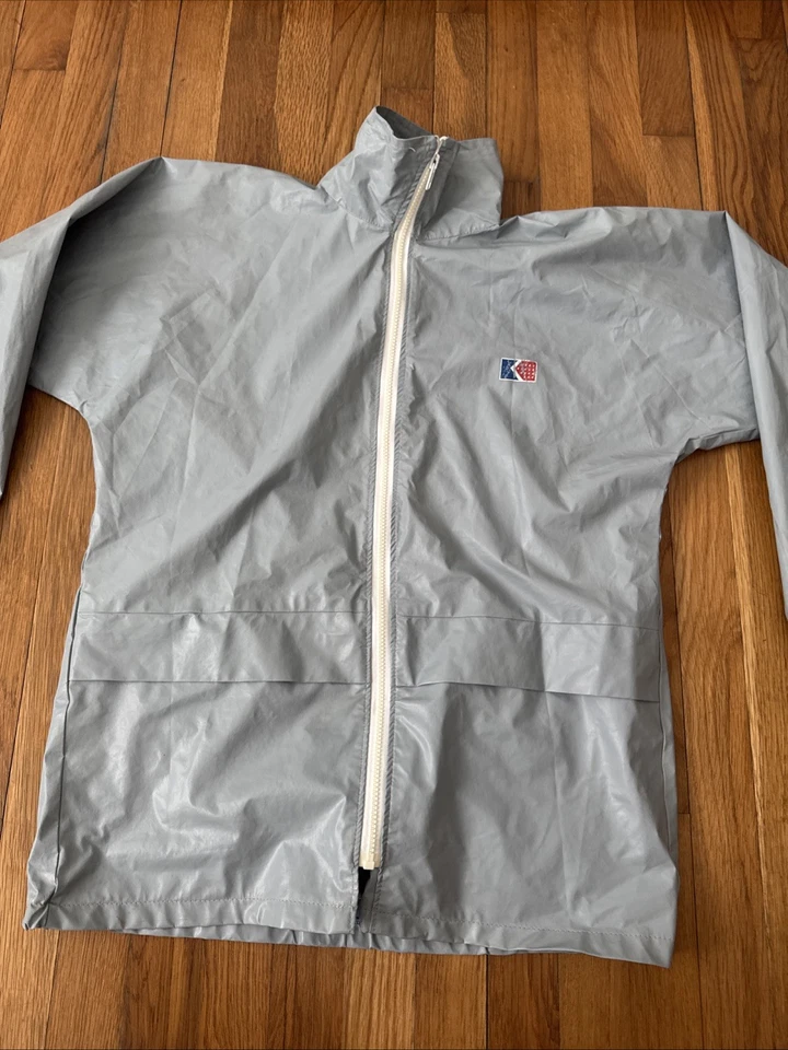 M.J Kirby Sportswear Dester Golf Men's Rain Jacket Blue Vintage Size M - Image 2 of 4