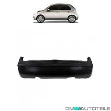 Stoßstange hinten schwarz passt für Nissan Micra K12 Facelift ab 2005-2010