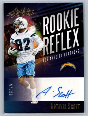 Artavis Scott 2017 Absolute Rookie Reflex Auto /25 #RR-ASC