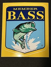 VINTAGE "B.A.S.S. MEMBER" DECAL