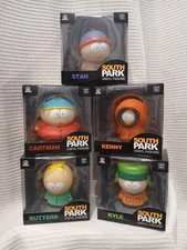 SOUTH PARK CULTUREFLY 4" VINYL FIGURE COMPLETE SET OF 5 COMEDY CENTRAL BRAND NEW