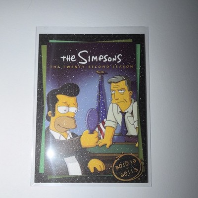 Topps Die Simpsons Twenty Second Season T1-F-22 Foil Non-Sport Card 2010