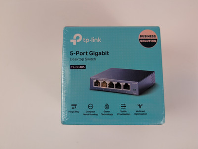 TP-Link TL-SG105 5-Port Gigabit Desktop Ethernet Network Switch New