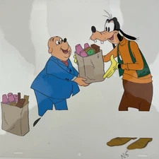 1970's Disney Goofy Animation cel - Lost Disney Educational Film Production