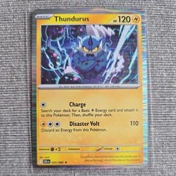 Thundurus 033/086 Black Bolt Holo Rare